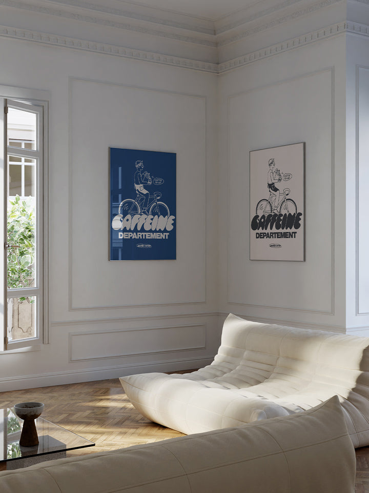 Off White Caffeine Department Poster