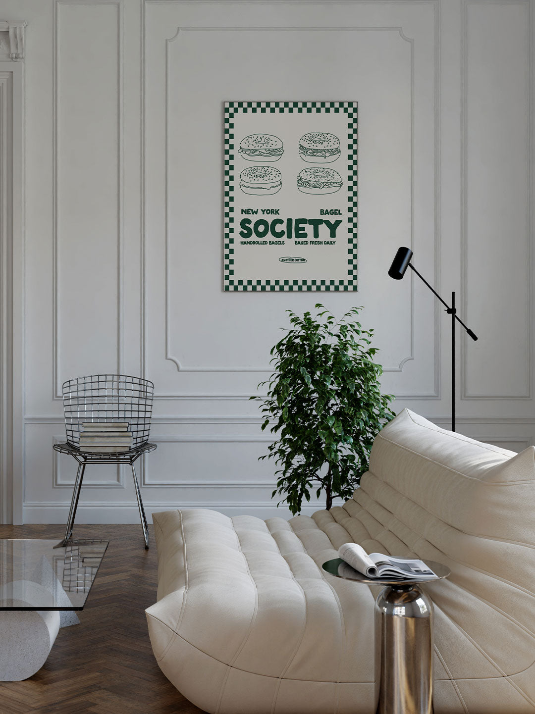 New York Society Bagel Poster