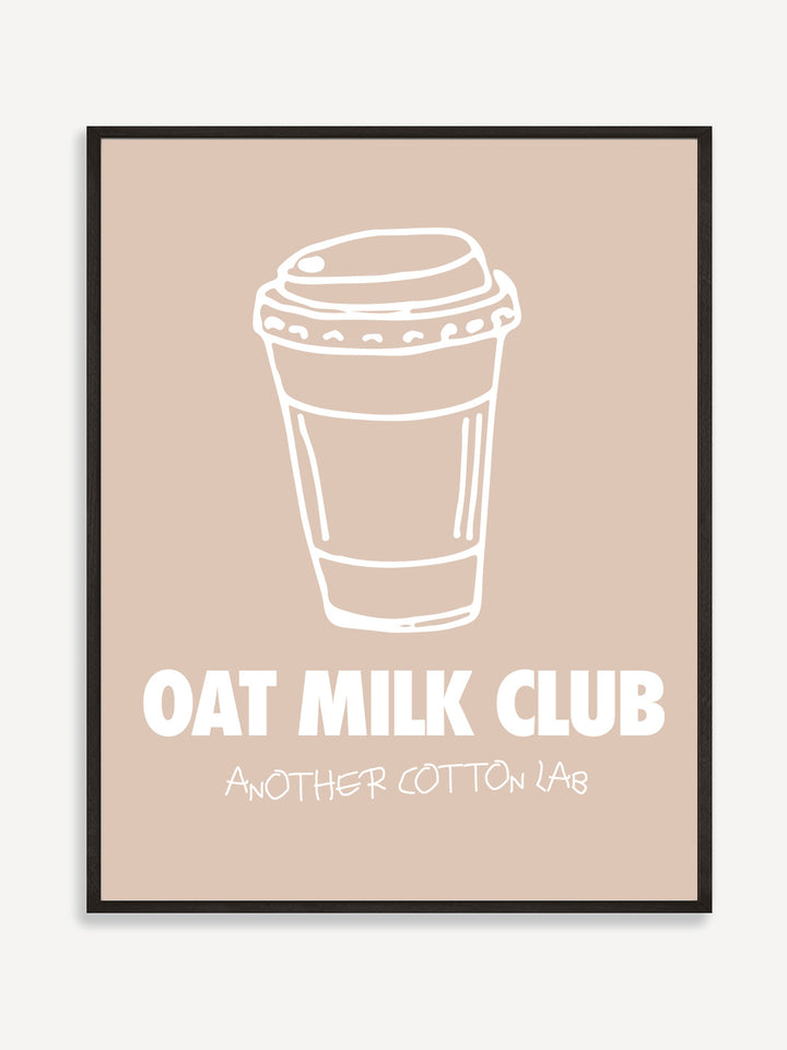 Oat Milk Club Poster