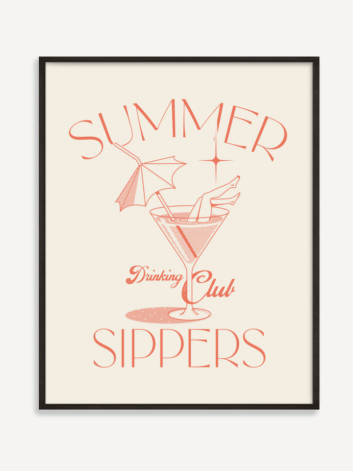 Summer Sippers Poster