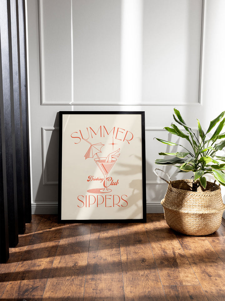 Summer Sippers Poster