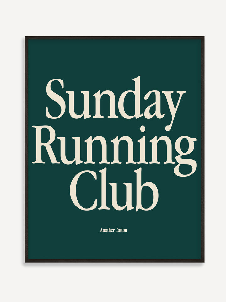 Sunday Running Poster