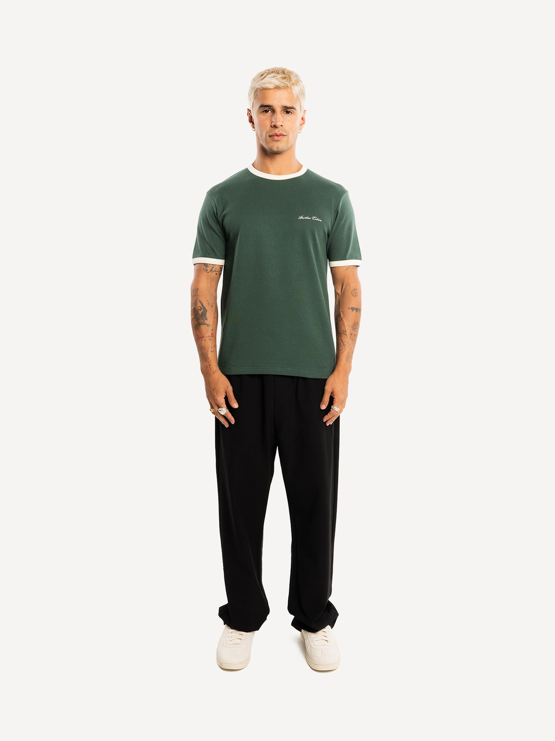 Basic Slim Fit 210gsm Ringer T-Shirt
