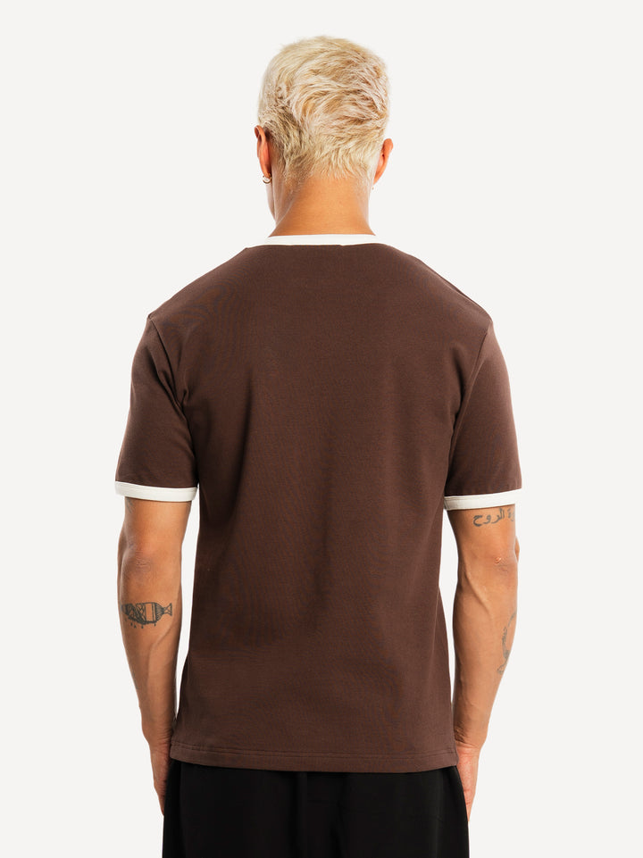 Basic Slim Fit 210gsm Ringer T-Shirt