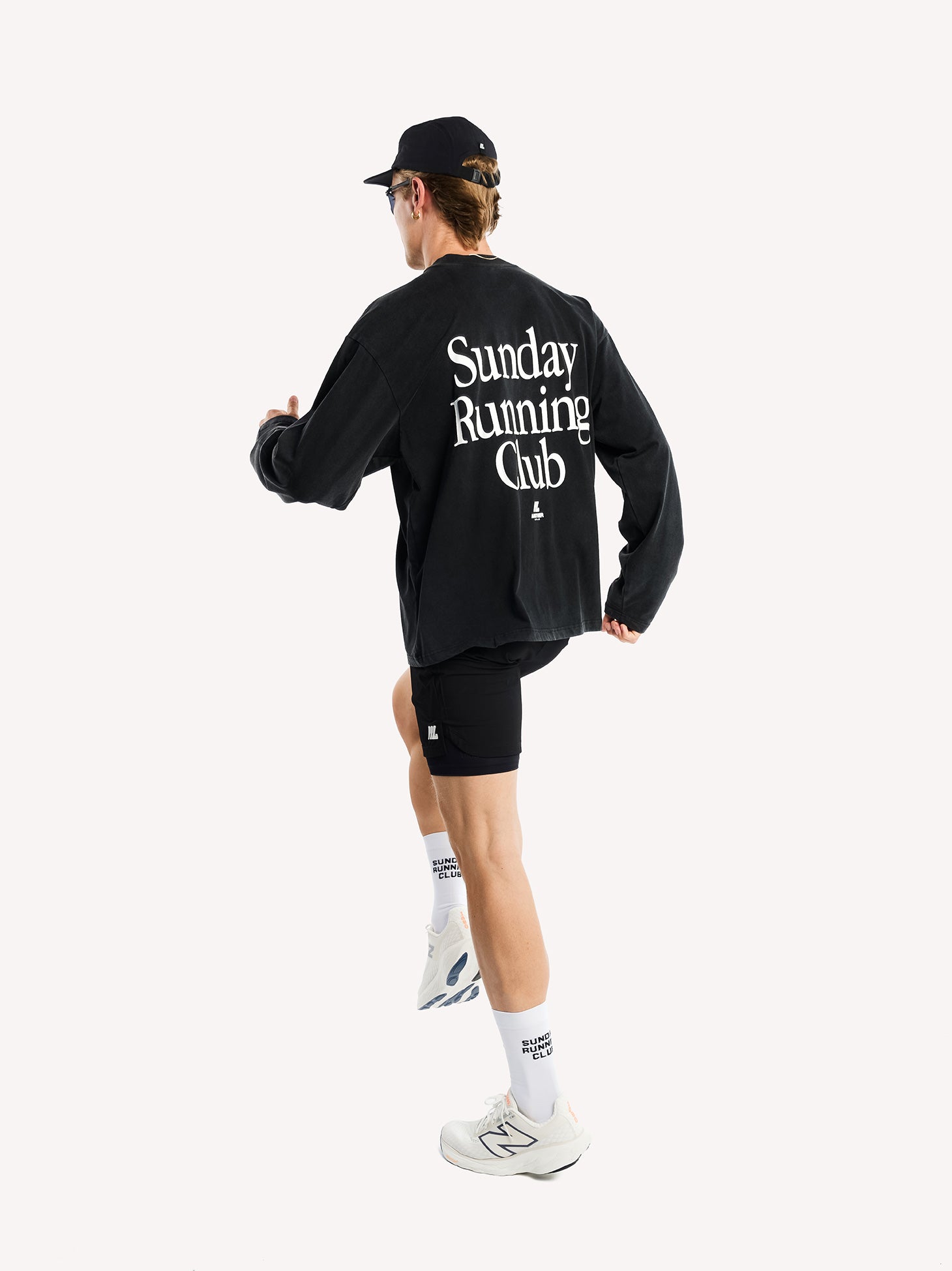Sunday jog club サンデージョグクラブ 長袖Tシャツ L Sunday Running Club Washed Longsleeve – AnotherCottonLab