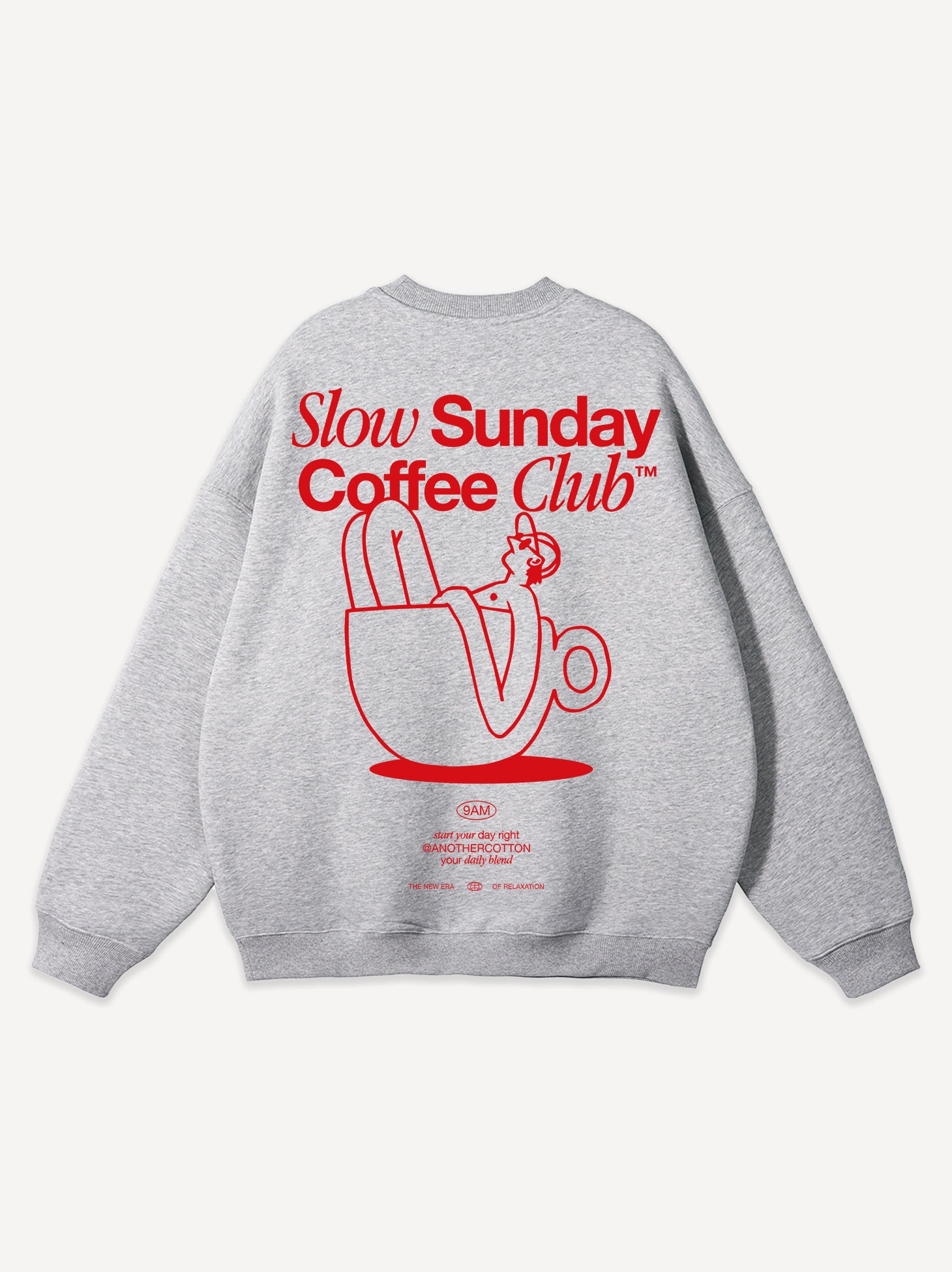 Slow Sunday Unisex Oversize Sweatshirt – AnotherCottonLab