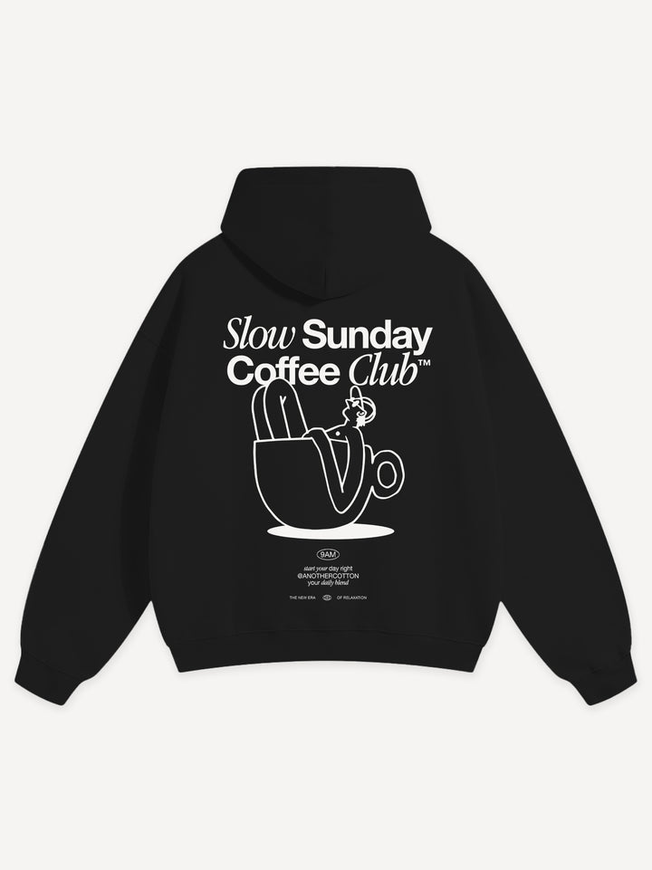 Slow Sunday Coffee Club Oversized Hoodie