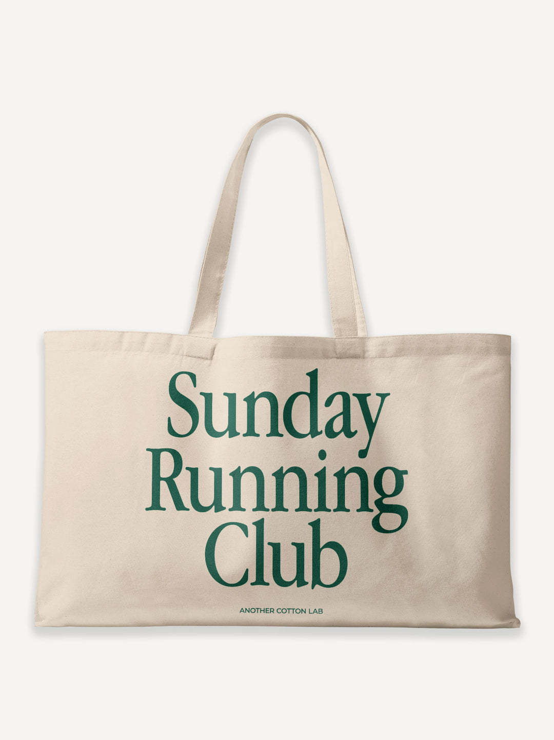 Sunday Running Club Oversized Canvas Bag