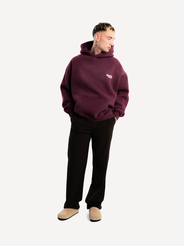Wine & Vibe Washed Hoodie