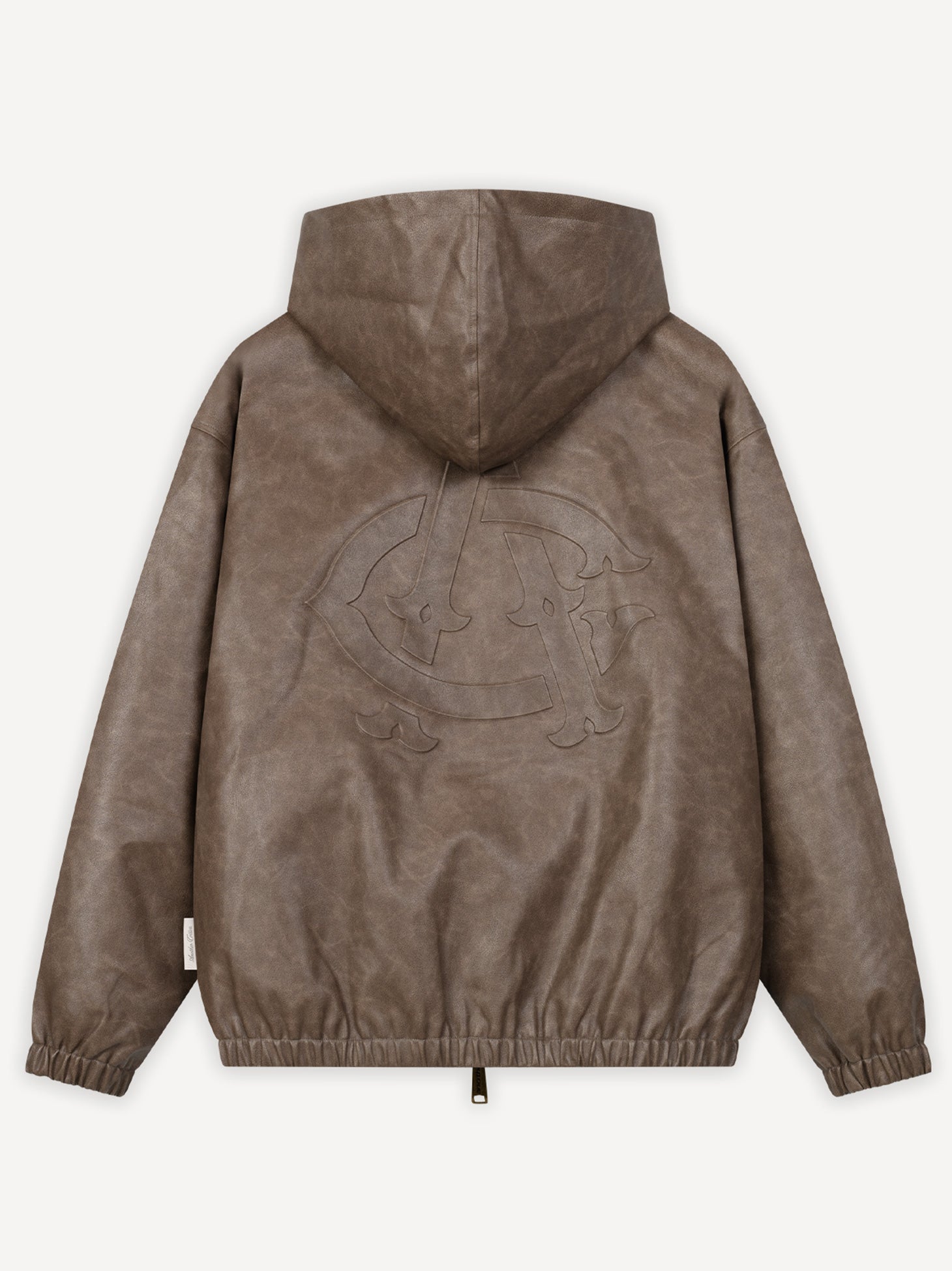 美品　V2 leather jacket adidas Originals Black faux leather zip-up bomber jacket | TheDoubleF