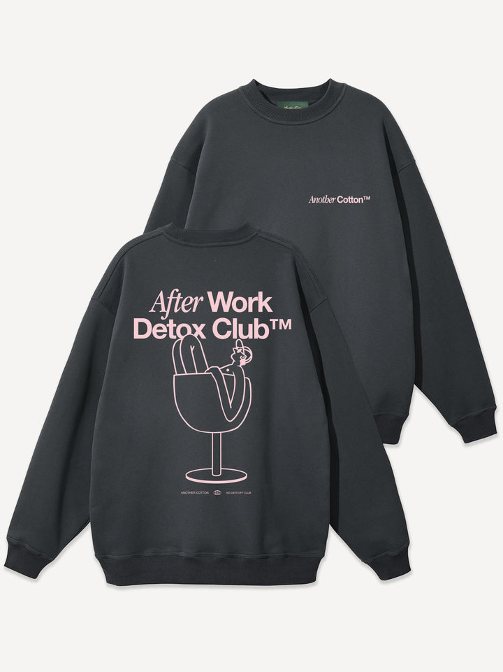 After Work Detox Club Oversize Sweatshirt