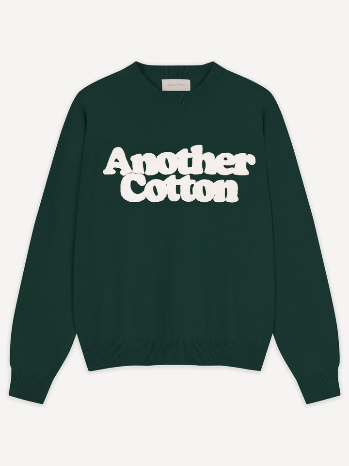 Another Chenille Oversize Knit Sweatshirt