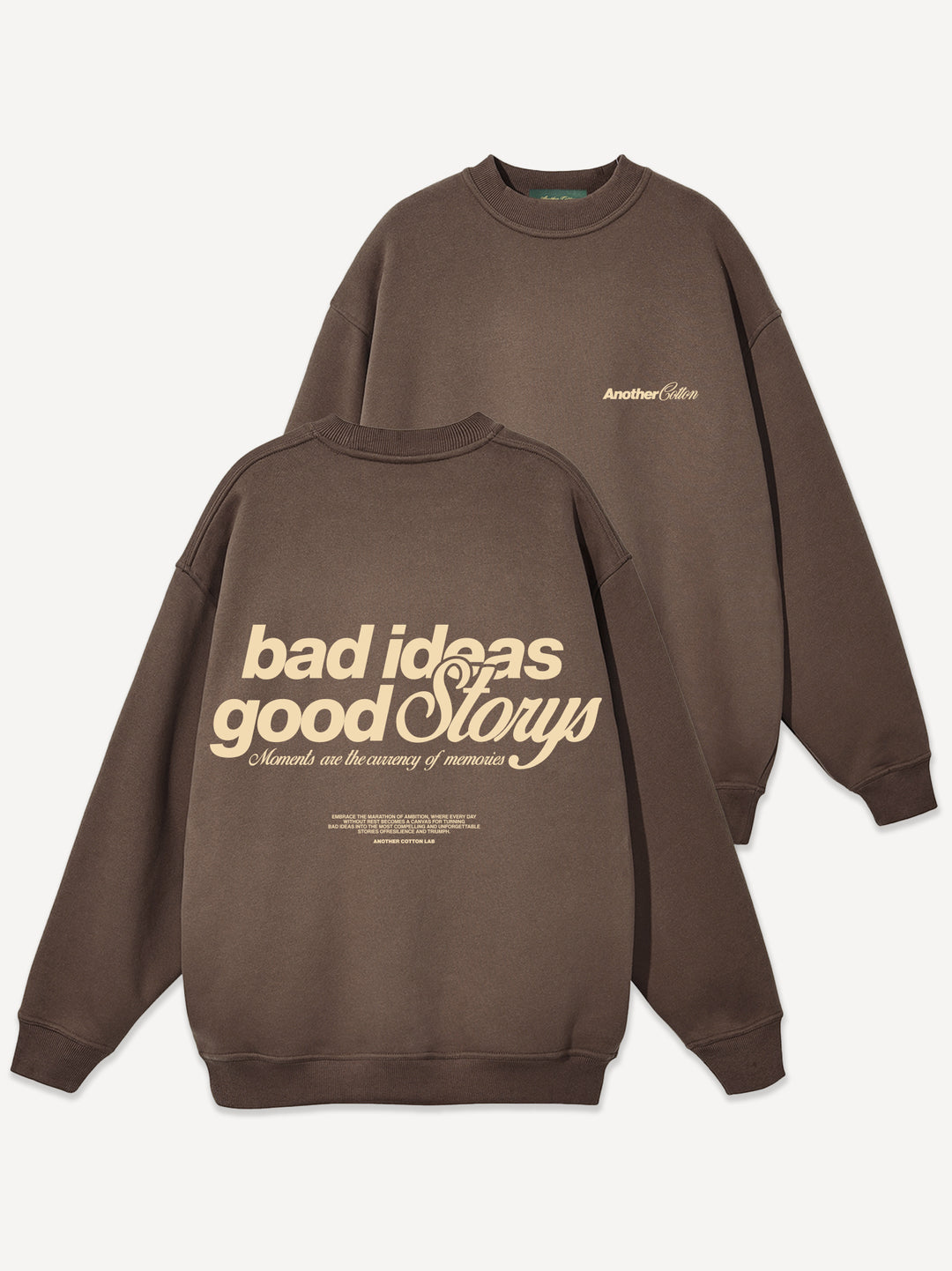 Bad Ideas Good Storys Oversize Sweatshirt