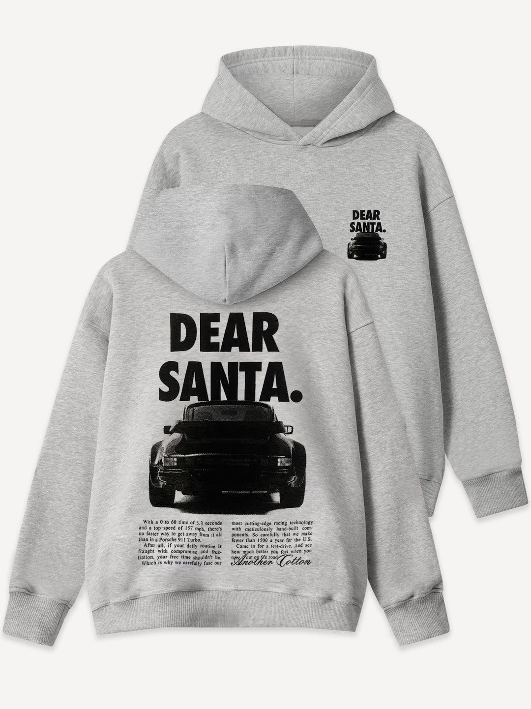 Dear Santa Heavy Oversized Hoodie