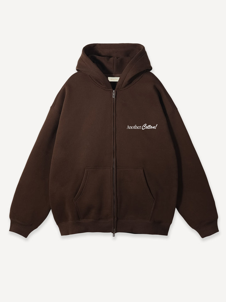 Espresso Martini Oversized Zip Hoodie