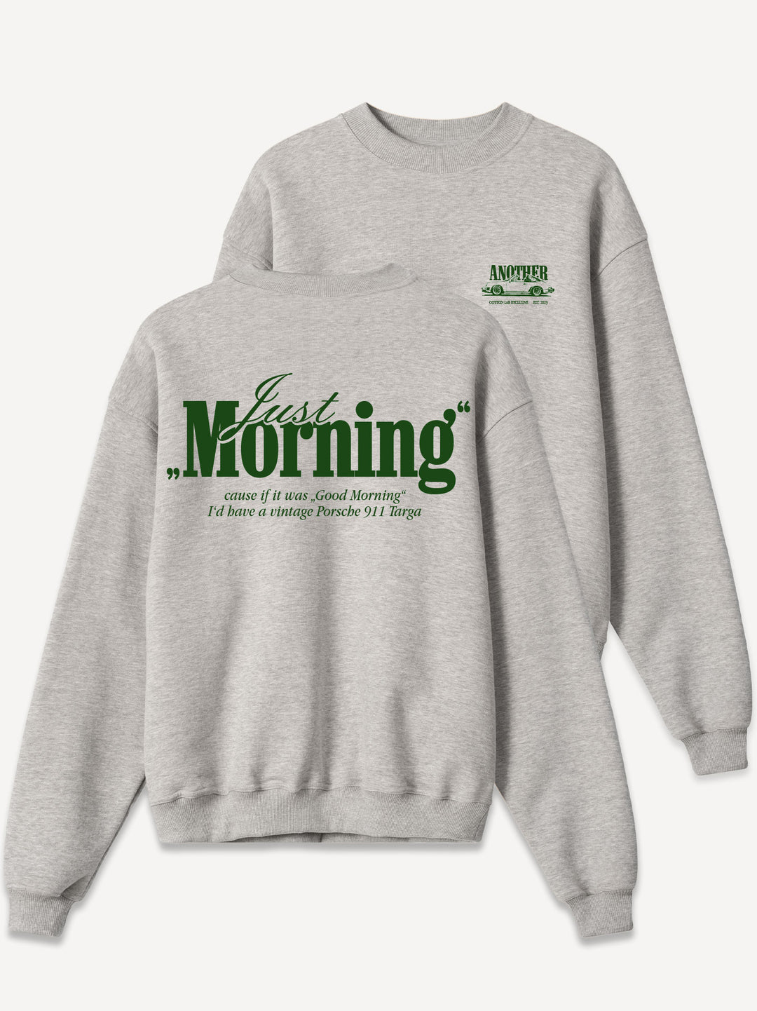 Just Morning Oversize Sweatshirt