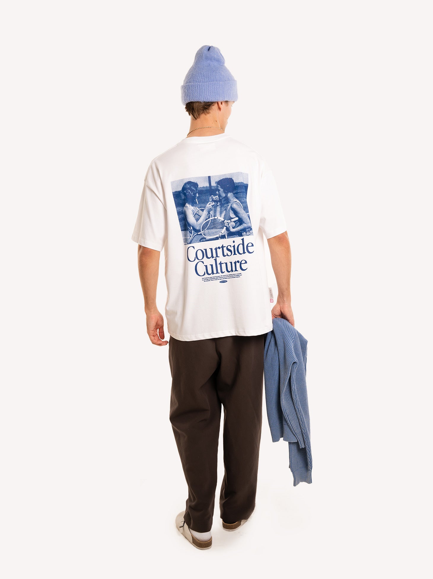 ★another COTTON LAB★Courtside Culture T-Shirt★2色★ Courtside Culture T-Shirt – AnotherCottonLab