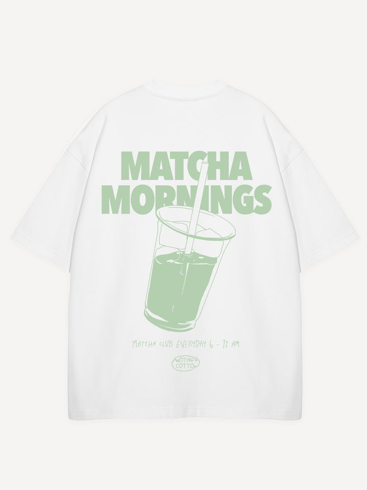 Matcha Mornings Oversized T-Shirt