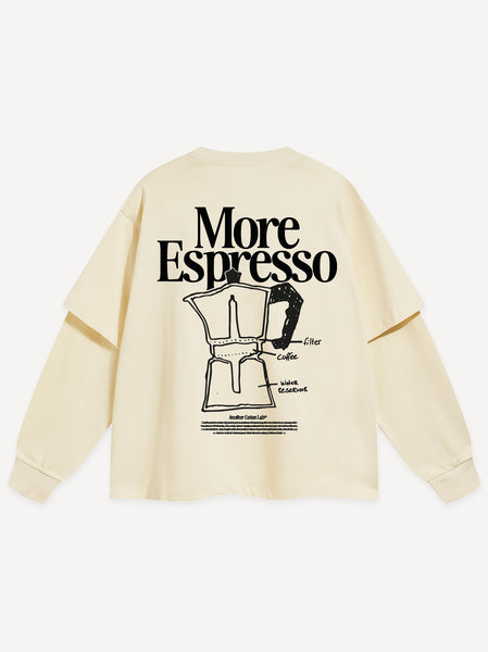 Espresso Moka Oversized Longsleeve – AnotherCottonLab
