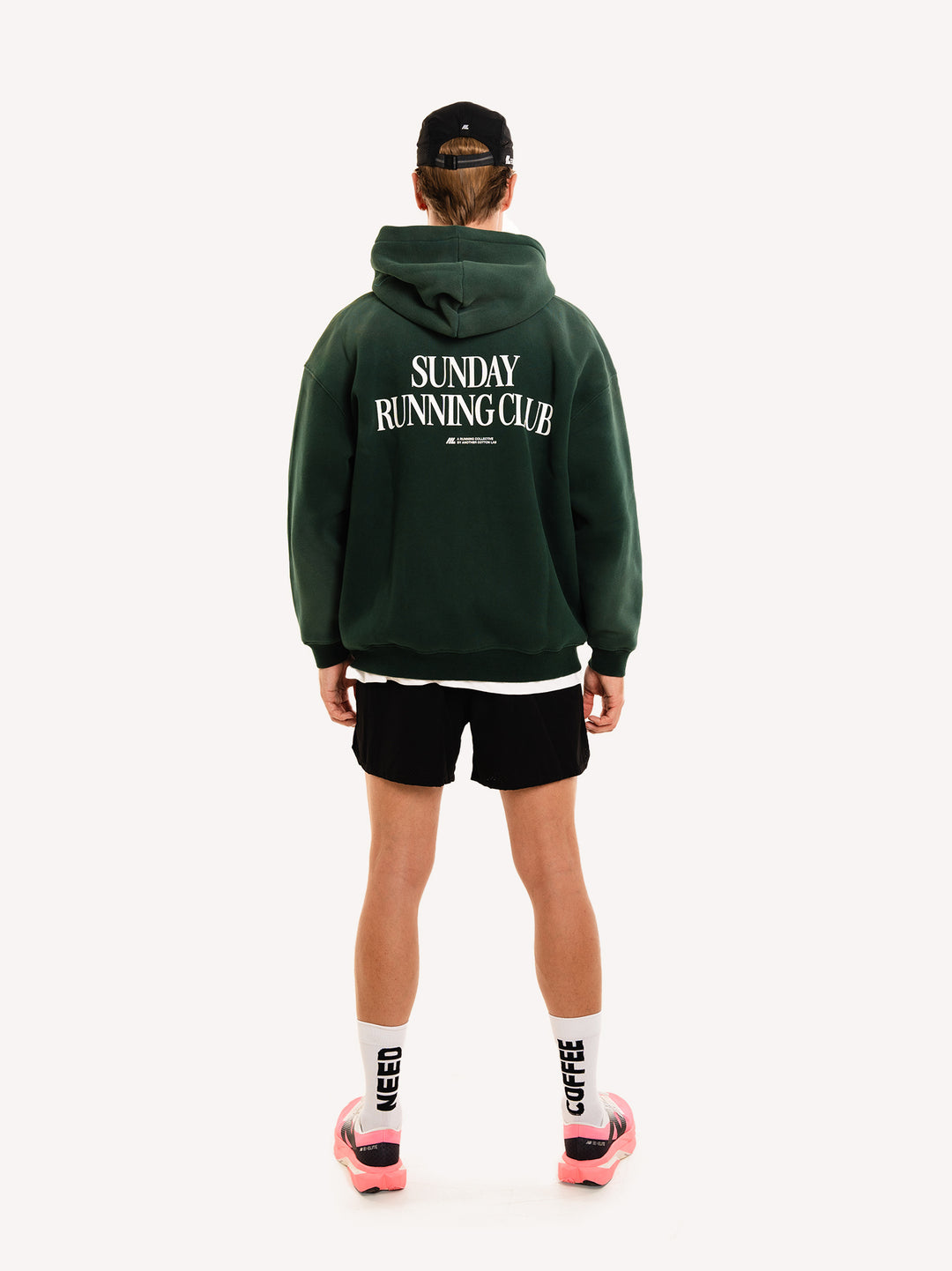 Sunday Running Club Washed Oversized Zip Hoodie