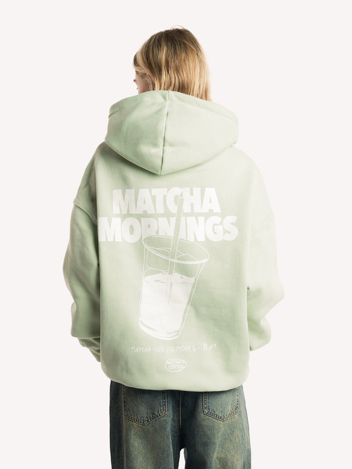 Matcha Mornings Oversized Hoodie