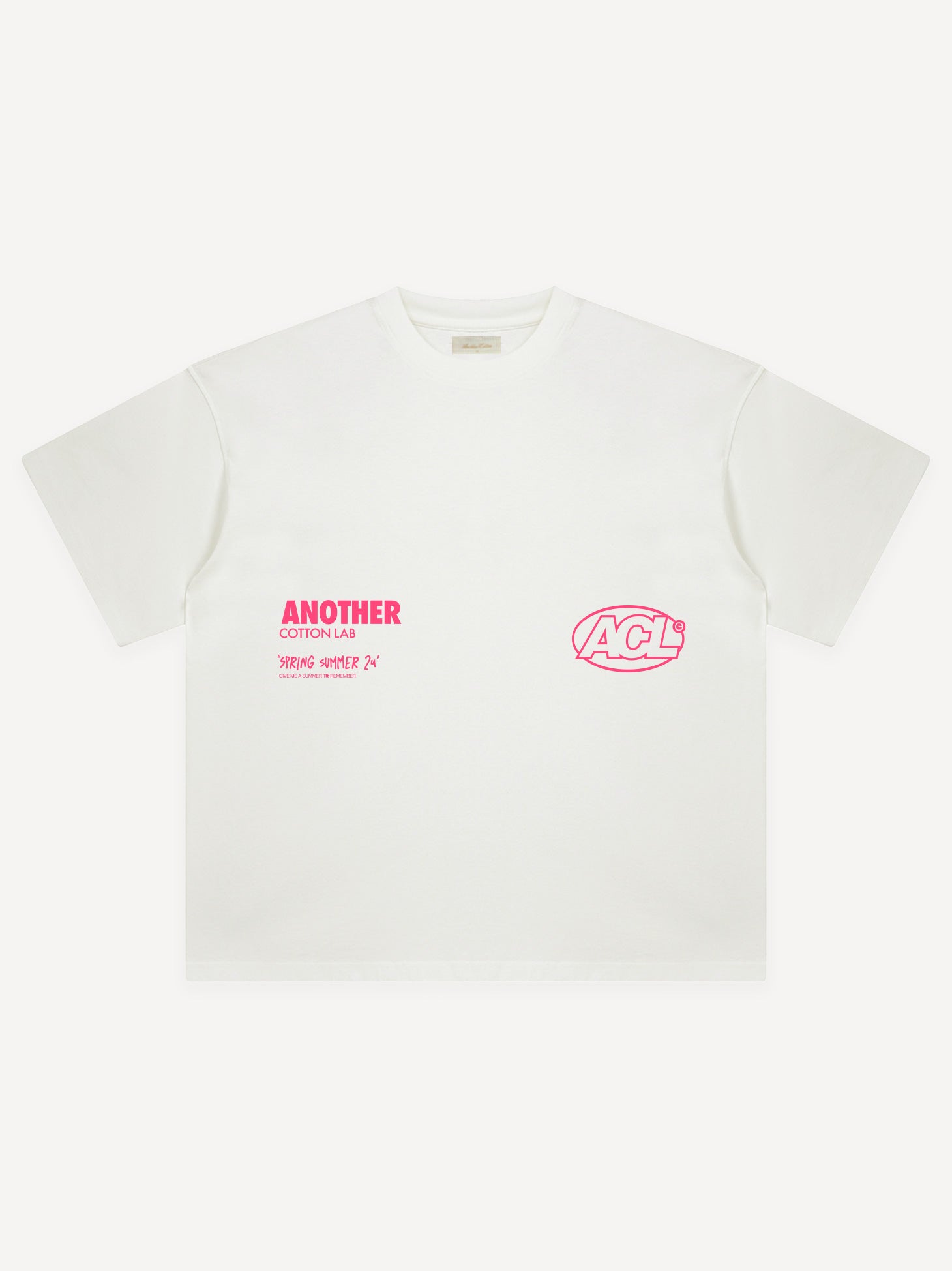 【送料&関税込】Golden  T-shirt In White Cotton Men's aged white cotton T-shirt with gold print