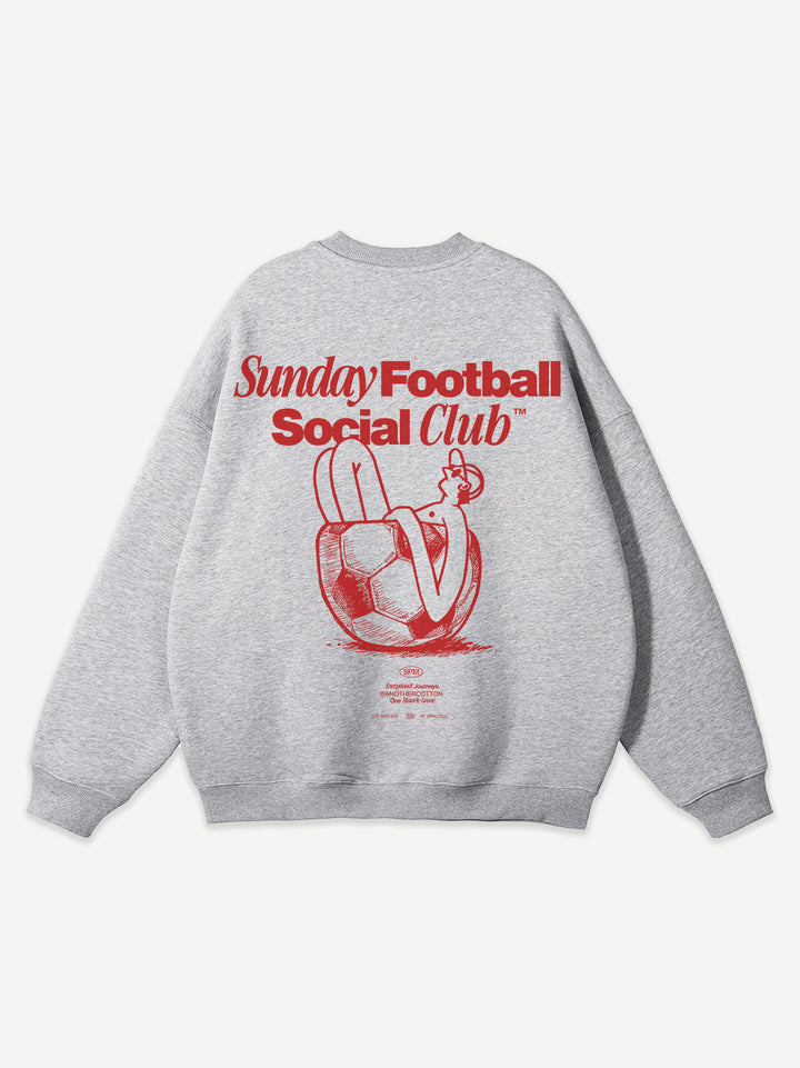 Sunday Football Social Club Oversize Sweatshirt