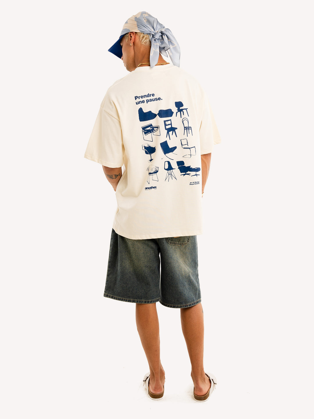 Blue Chairs Oversized T-Shirt