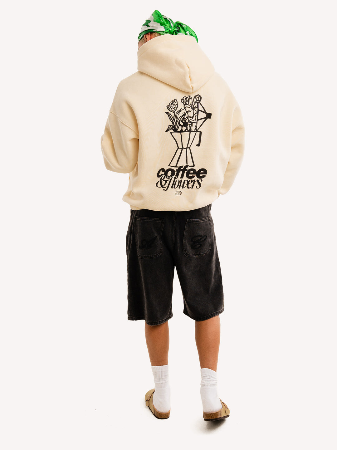 Coffee & Flowers Oversized Hoodie