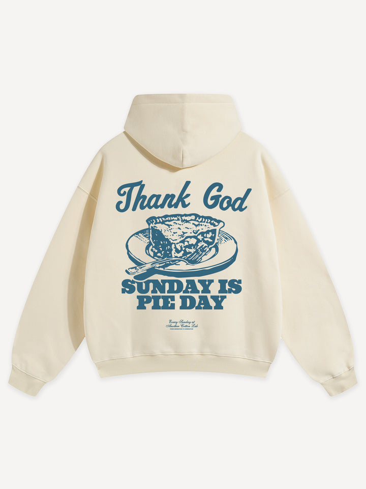 Pie Day Oversized Hoodie