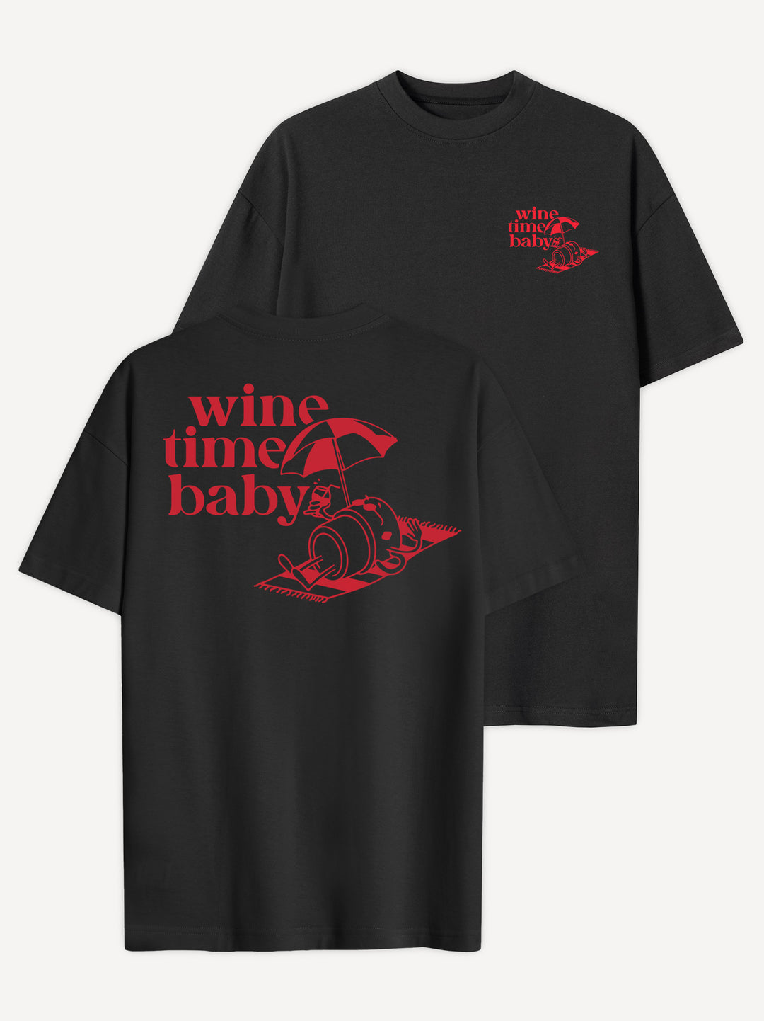 Wine Time Baby T-Shirt
